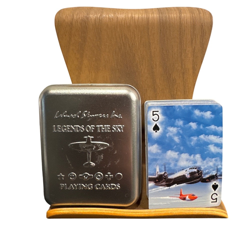 Labusch Skywear Legends of the Sky Playing Cards Aviation Aircraft Tin Deck